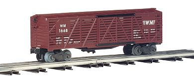 Bachmann 40 Stock Car - 3-Rail - Ready to Run - Williams(TM) Western Maryland - O-Scale