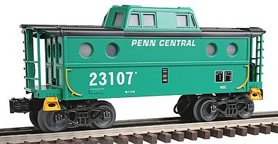 Bachmann N5C Porthole Caboose - 3-Rail Penn Central #23107 O Scale Model Train Freight Car #47717