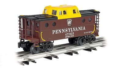 Bachmann N5C Porthole Caboose - 3-Rail Pennsylvania Railroad O Scale Model Train Freight Car #47719