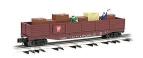 Bachmann Operating Cop/Robber Car Pennsylvania O Scale Model Train Freight Car #47901 Bachmann Operating Cop/Robber Car Pennsylvania O Scale Model Train Freight Car #47901