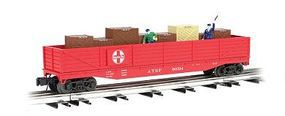 Bachmann Operating Cop/Robber Car Santa Fe O Scale Model Train Freight Car #47903 Bachmann Operating Cop/Robber Car Santa Fe O Scale Model Train Freight Car #47903