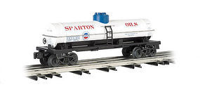 Bachmann Single Dome Tank Car Sparton Oil O Scale Model Train Freight Car #48103 Bachmann Single Dome Tank Car Sparton Oil O Scale Model Train Freight Car #48103
