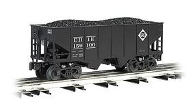 Bachmann USRA 55-Ton 2-Bay Hopper w/Load 3-Rail Erie #15900 O Scale Model Train Freight Car #48204 Bachmann USRA 55-Ton 2-Bay Hopper w/Load 3-Rail Erie #15900 O Scale Model Train Freight Car #48204
