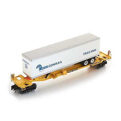 Bachmann Front Runner with Conrail Trailer O Scale Model Train Freight Car #48402