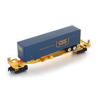 Bachmann Front Runner with CSX Trailer O Scale Model Train Freight Car #48403 Bachmann Front Runner with CSX Trailer O Scale Model Train Freight Car #48403