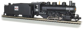 Bachmann USRA 0-6-0 Western Pacific #161 Standard DC HO Scale Model Train Steam Locomotive #50407
