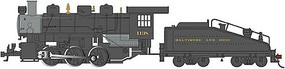 Bachmann 0-6-0 USRA and Slope Tender Baltimore & Ohio #1138 N Scale Model Train Steam Locomotive #50555