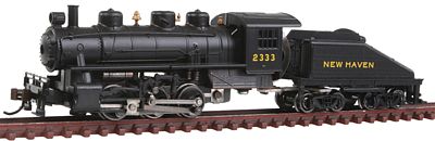Bachmann USRA 0-6-0 Switcher/Tender New Haven #2333 N Scale Model Train Steam Locomotive #50563
