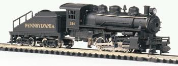 Bachmann 0-6-0 Switcher & Tender Pennsylvania N Scale Model Train Steam Locomotive #50564