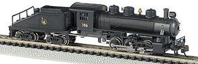Bachmann 0-6-0 Switcher w/Tender Central of New Jersey #106 N Scale Model Train Steam Locomotive #50565