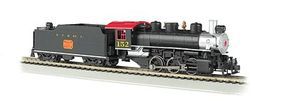 Bachmann USRA 0-6-0 w/Short-Haul Tender N,C,& St Louis HO Scale Model Train Steam Locomotive #50616
