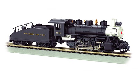 Bachmann USRA 0-6-0 Baltimore & Ohio #1143 with Smoke HO Scale Model Train Steam Locomotive #50626