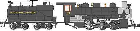 Bachmann USRA 0-6-0 Baltimore & 0hio #1181 DC HO Scale Model Train Steam Locomotive #50713