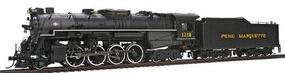 Bachmann 2-8-4 Berkshire w/Tender Pere Marquette 1218 HO Scale Model Train Steam Locomotive #50902 Bachmann 2-8-4 Berkshire w/Tender Pere Marquette 1218 HO Scale Model Train Steam Locomotive #50902