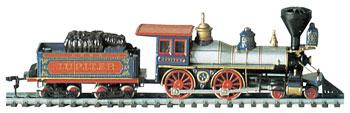 Bachmann Amer 4-4-0 w/Tend Jupiter CP #60 HO Scale Model Train Steam Locomotive #51124