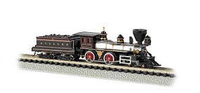 Bachmann 4-4-0 American Santa Fe #91 N Scale Model Train Steam Locomotive #51152 Bachmann 4-4-0 American Santa Fe #91 N Scale Model Train Steam Locomotive #51152
