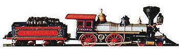 Bachmann 4-4-0 American CP Jupiter N Scale Model Train Steam Locomotive #51174
