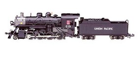 Bachmann Baldwin 2-8-0 Consolidation w/DCC & Sound Union Pacific #619 (black, graphite) N-Scale Bachmann Baldwin 2-8-0 Consolidation w/DCC & Sound Union Pacific #619 (black, graphite) N-Scale