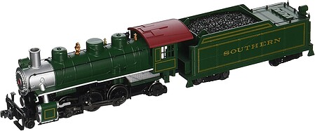 Bachmann Prairie 2-6-2 with Tender Southern Green HO Scale Model Train Steam Locomotive #51504