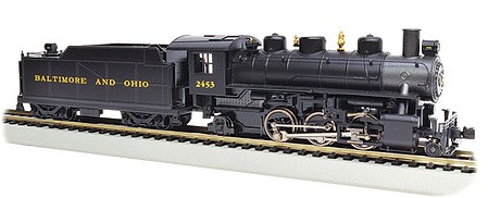 Bachmann 2-6-2 Prairie Baltimore & Ohio #2453 DC HO Scale Model Train Steam Locomotive #51506