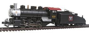 Bachmann USRA 0-6-0 Slope Tender Burlington #233 HO Scale Model Train Steam Locomotive #51607