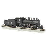 Bachmann Alco 2-6-0 Mogul w/Sound & DCC Santa Fe #9448 HO Scale Model Train Steam Locomotive #51816 Bachmann Alco 2-6-0 Mogul w/Sound & DCC Santa Fe #9448 HO Scale Model Train Steam Locomotive #51816