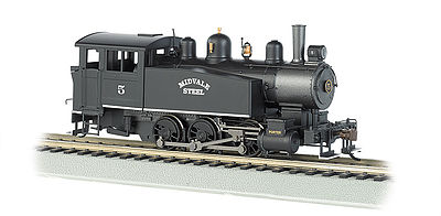 Bachmann 0-6-0 Porter Side Tank Midvale Steel #5 HO Scale Model Train Steam Locomotive #52102
