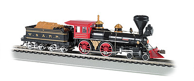 Bachmann 4-4-0 American DCC W&ARR The General w/Wood Load HO Scale Model Train Steam Locomotive #52705