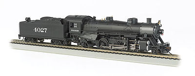 Bachmann USRA Light 2-8-2 Frisco #4027 w/Med Tender HO Scale Model Train Steam Locomotive #54405