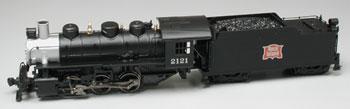 Bachmann Steam 2-6-0 Mogul Powered w/Tender & Smoke Rock Island #2121 - HO-Scale