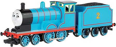 Bachmann Edward w/Moving Eyes HO Scale Thomas-the-Tank Electric Car #58746