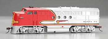 Bachmann E-Z Command(R) Diesel EMD FT-A Powered w/DCC Decoder Santa Fe (silver, red) - HO-Scale
