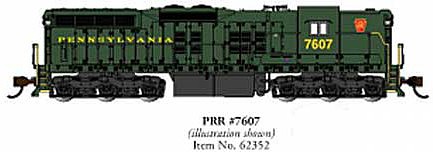 Bachmann SD9 Pennsylvania RR #7607 DCC/Sound N Scale Model Train Diesel Locomotive #62352
