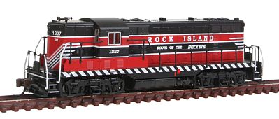 Bachmann EMD GP7 Diesel Rock Island #1227 N Scale Model Train Diesel Locomotive #62460