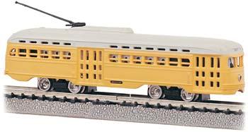 Bachmann PCC Streamlined Trolley Baltimore Transit Comp HO Scale Trolley and Hand Car #62947