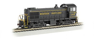 Bachmann S4 DCC Western Maryland #145 (Speed Lettering) N Scale Model Train Diesel Locomotive #63151
