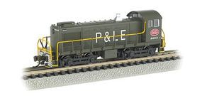 Bachmann S4 DCC NYC System P&LE #8662 N Scale Model Train Diesel Locomotive #63153 Bachmann S4 DCC NYC System P&LE #8662 N Scale Model Train Diesel Locomotive #63153