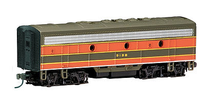 Bachmann EMD F7-B w/DCC Great Northern (Green/Orange) N Scale Model Train Diesel Locomotive #63852