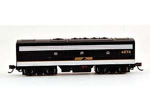 Bachmann EMD F7-B w/DCC Norfolk Southern (Black/Gray) N Scale Model Train Diesel Locomotive #63853