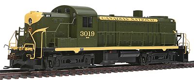 Bachmann RS-3 Canadian National #3019 HO Scale Model Train Diesel Locomotive #64207