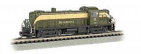 Bachmann RS3 Seaboard #1633 with DCC N Scale Model Train Diesel Locomotive #64258