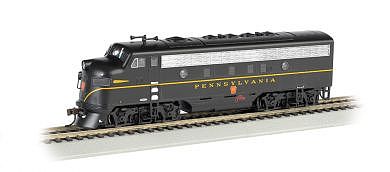 Bachmann F7 A DCC Sound Pennsylvania (Single Stripe) HO Scale Model Train Diesel Locomotive #64305