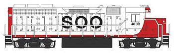 Bachmann EMD GP40 DCC Soo Line #4603 HO Scale Model Train Diesel Locomotive #66304