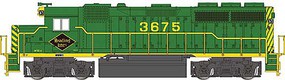 Bachmann EMD Gp40 Reading #3675 DCC HO Scale Model Train Diesel Locomotive #66310
