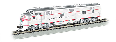 Bachmann EMD E7-A DCC Chicago Burlington & Quincy HO Scale Model Train Diesel Locomotive #66603