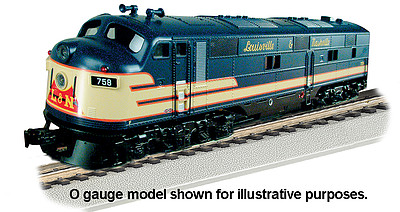 Bachmann EMD E7-A Louisville & Nashville DCC Ready HO Scale Model Train Diesel Locomotive #66703