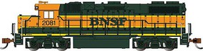 Bachmann EMD GP38-2 BNSF #2081 H1 Scheme DCC/Sound N Scale Model Train Diesel Locomotive #66851