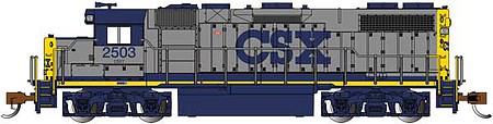 Bachmann GP38-2 CSX #2503 YN1 Scheme DCC/Sound N Scale Model Train Diesel Locomotive #66852