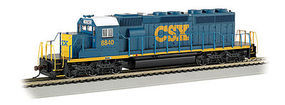 Bachmann EMD SD40 without Sound CSX #8840 HO Scale Model Train Diesel Locomotive #67024 Bachmann EMD SD40 without Sound CSX #8840 HO Scale Model Train Diesel Locomotive #67024