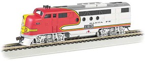 Bachmann EMD FT-A Santa Fe DCC and Sound Equipped HO Scale Model Train Diesel Locomotive #68911